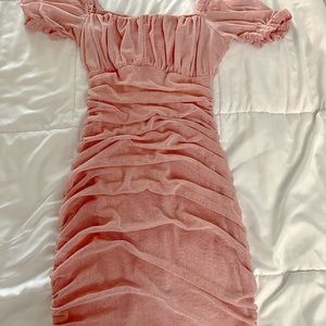 Windsor Mini Dress, Size Medium, pink